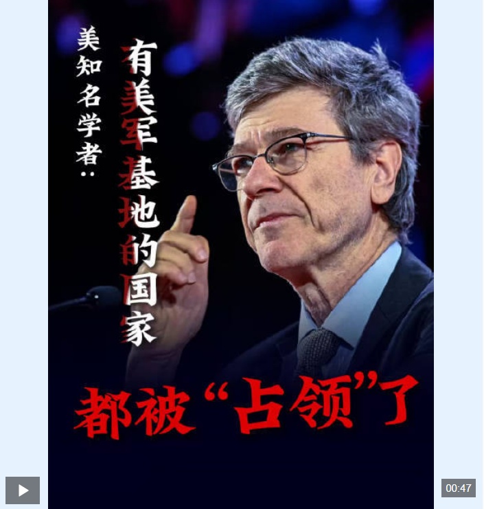 视频丨美学者称有美军基地的国家都无主权