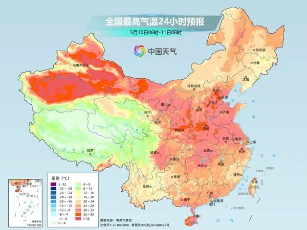  局地可达35℃以上！今年首轮高温来袭