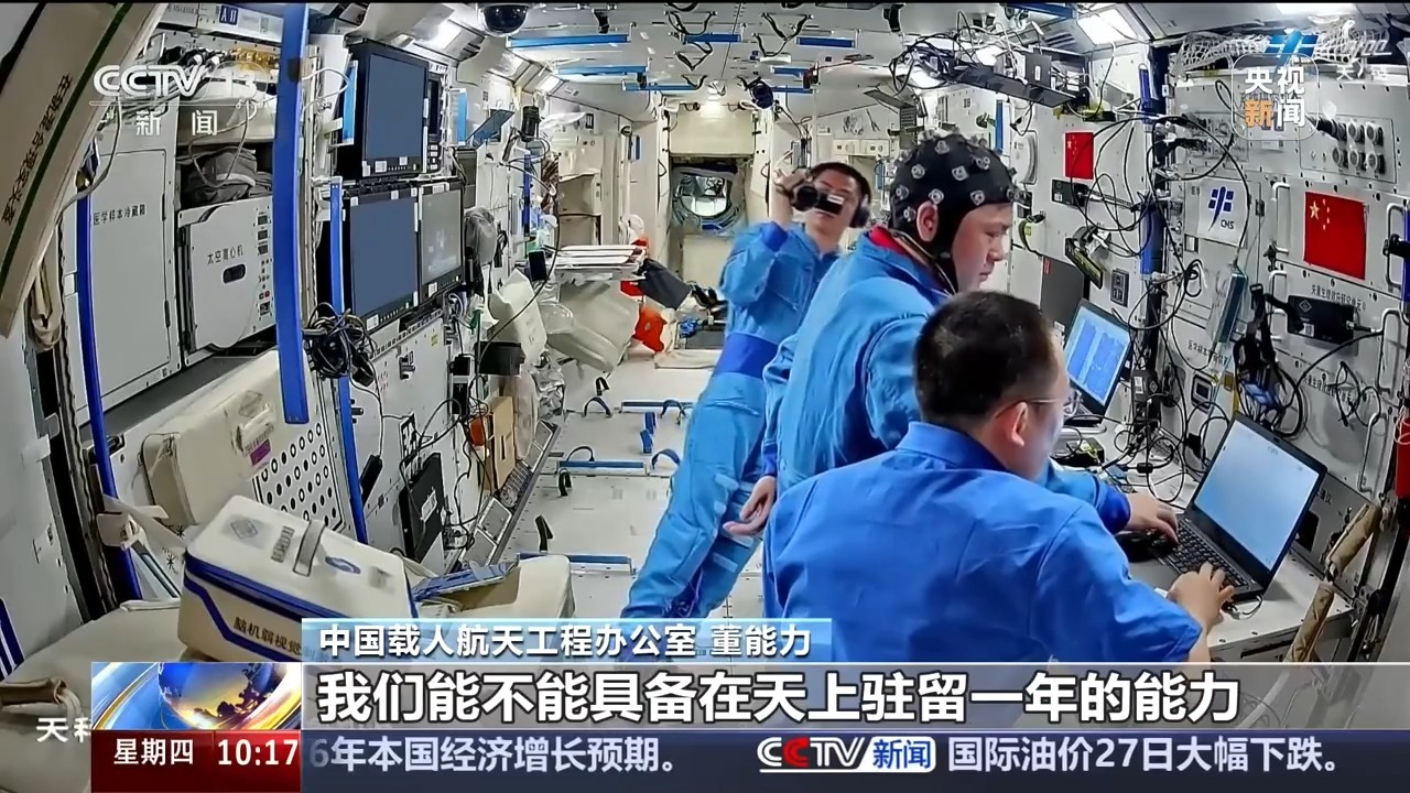 1年期≠2个半年期任务累加 专家详解为何增加在轨驻留时长