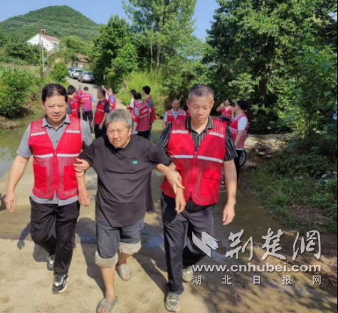 京山市新市街道开展山洪灾害防御演练
