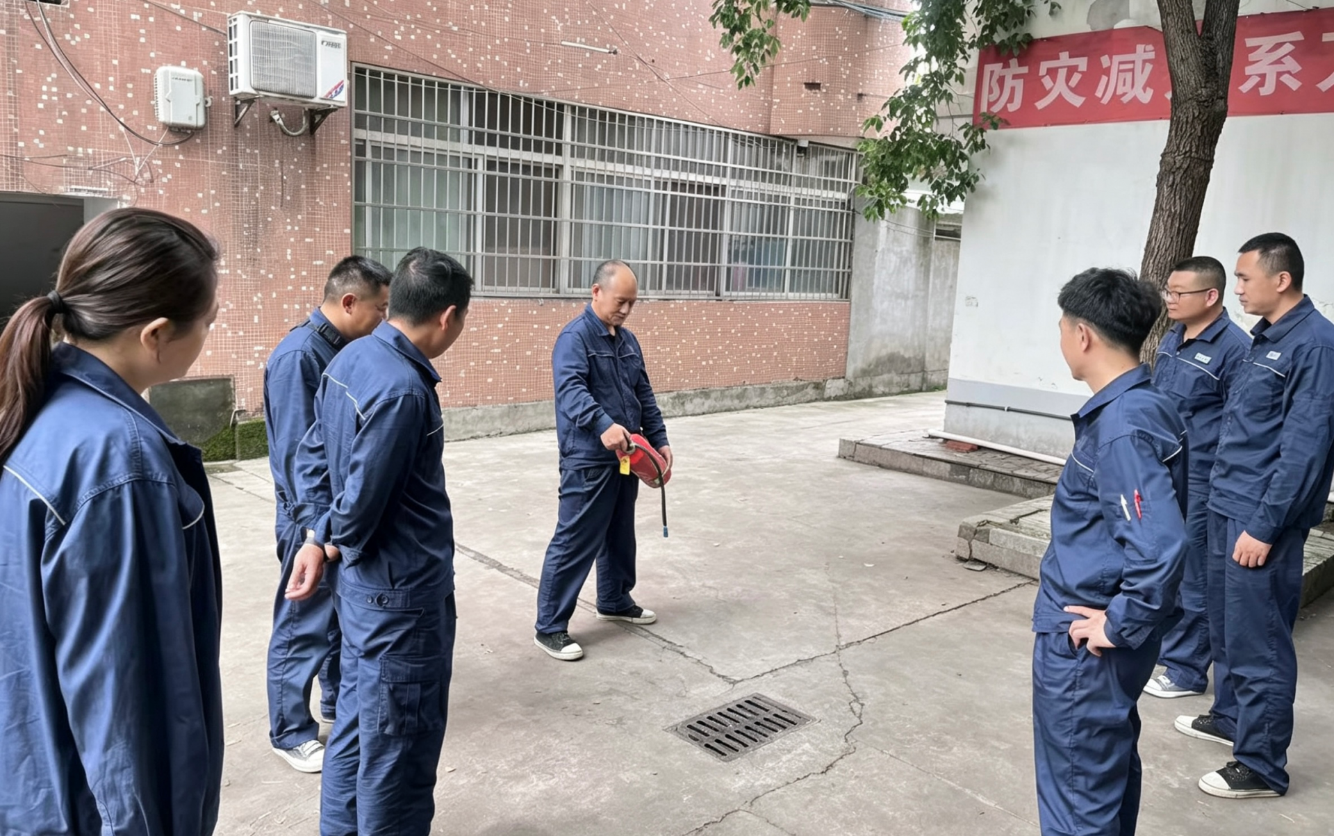 国网荆州公司城区供电中心开展消防实操演练