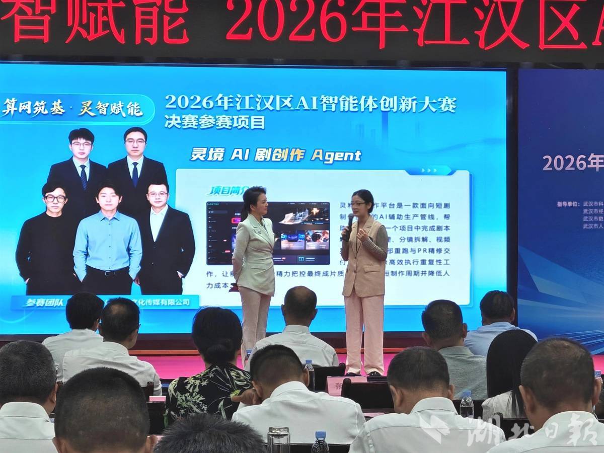 江汉区AI智能体大赛“以赛促产”17个项目落地跑出产业加速度(图2)
