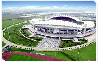 武汉体育中心--中国最出色的体育场之一-荆楚网