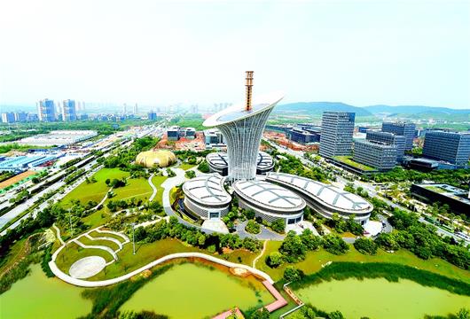 光谷未来科技城,武汉创新驱动新引擎.(记者 张朋 摄)图片