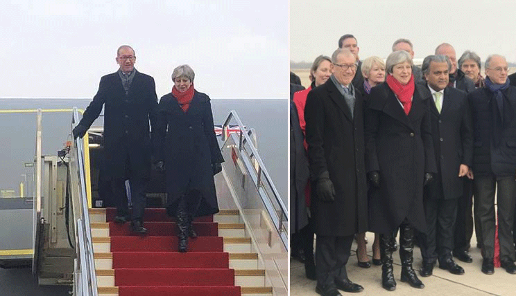英国首相特雷莎・梅飞抵武汉 开启首次访华之旅