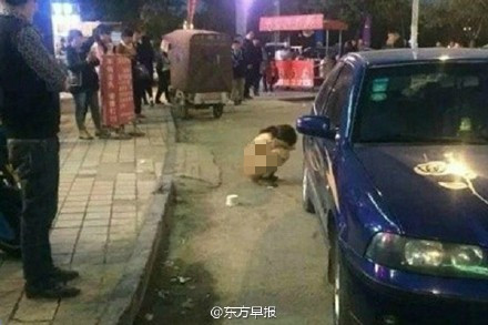 河南年轻女子遭裸体游街 3嫌犯被警方抓获(图
