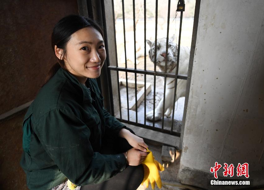 女饲养员与虎结缘 上演真实版美女与野兽