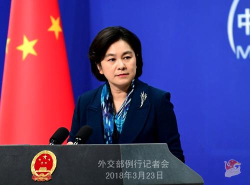 外交部新闻发言人华春莹。图片来源:外交部网站。 外交部新闻发言人华春莹。图片来源:外交部网站。