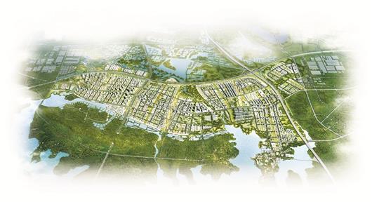 中法武汉生态示范城发布总体城市设计蓝本 一场山水,城市与人的相遇