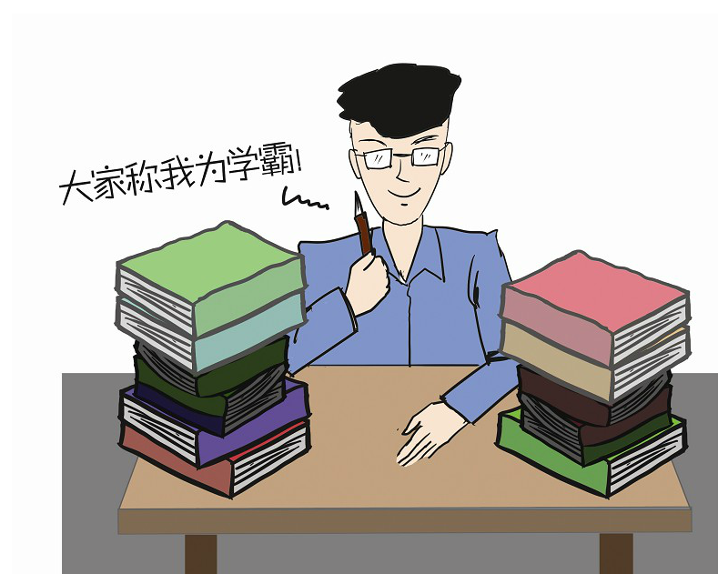 "有学生说,虽然大家都敬仰"学霸",但最崇拜的还是"学痞"——"平时玩得