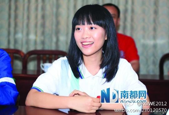 广州一“美女学霸”被11所名校录取