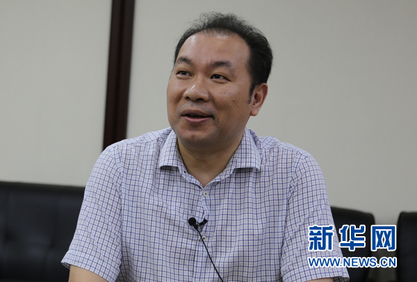 武汉汉剧院院长,党委书记黄朗接受新华网采访.