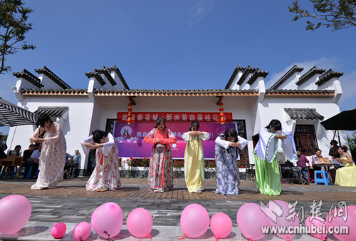 两万亩桂花飘香 新洲仓埠成香街