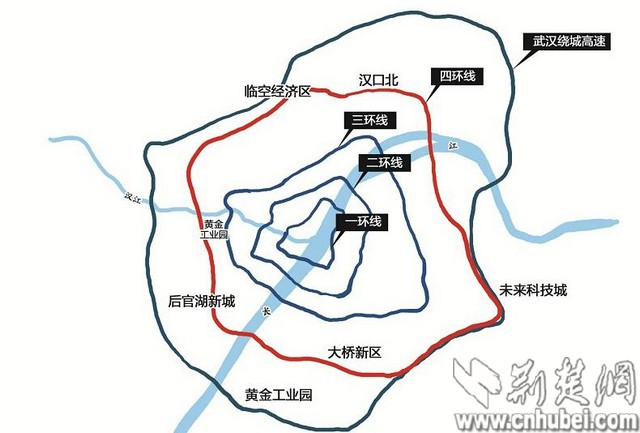 武汉四环线加速建设渐露雏形