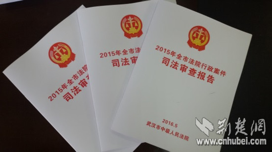 武汉中院发布《2015年行政案件司法审查报告