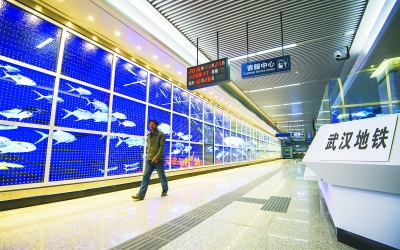 武汉地铁6号线国博中心北站现奇趣海洋(图)