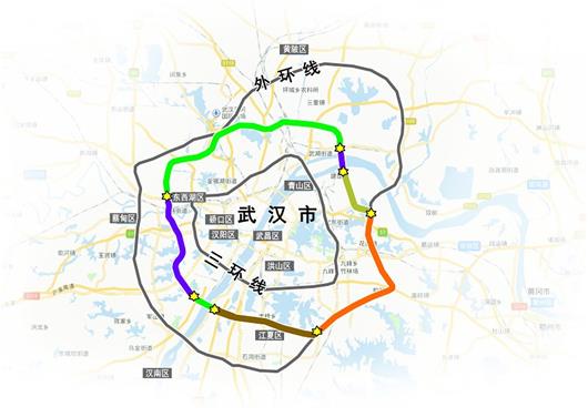 武汉四环线明年通车后年独立成环 2020年江城