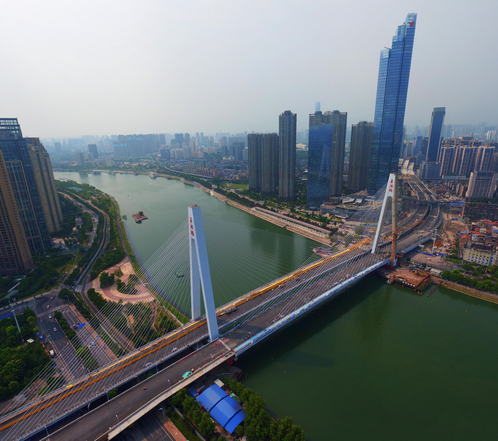 新月湖桥即将通车,来捋一捋,汉江上这11座大桥