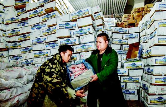 武汉提前半月进入吃羊旺季 白沙洲冷链市场每