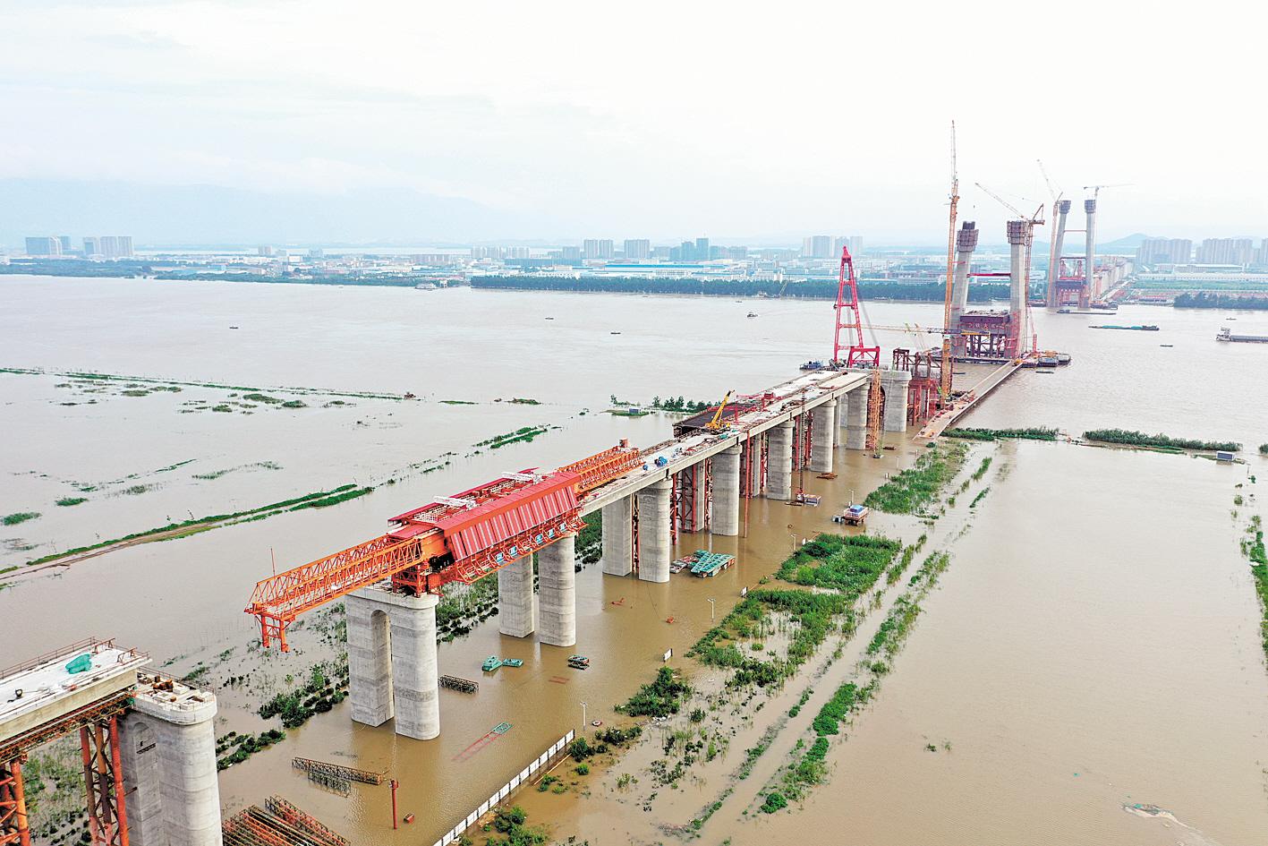 鳊鱼洲长江大桥位置图片