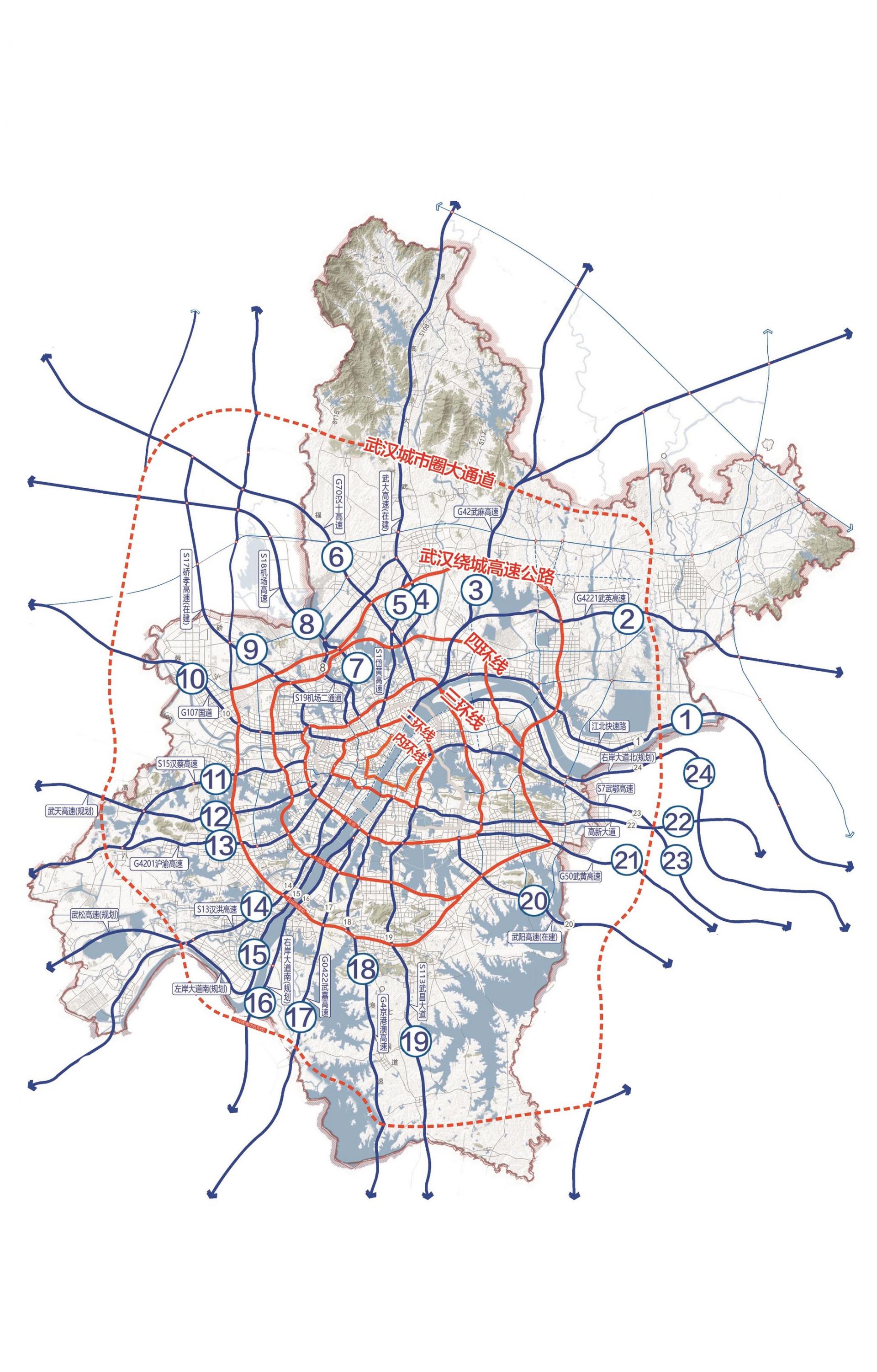 武汉城市圈2030年规划图片