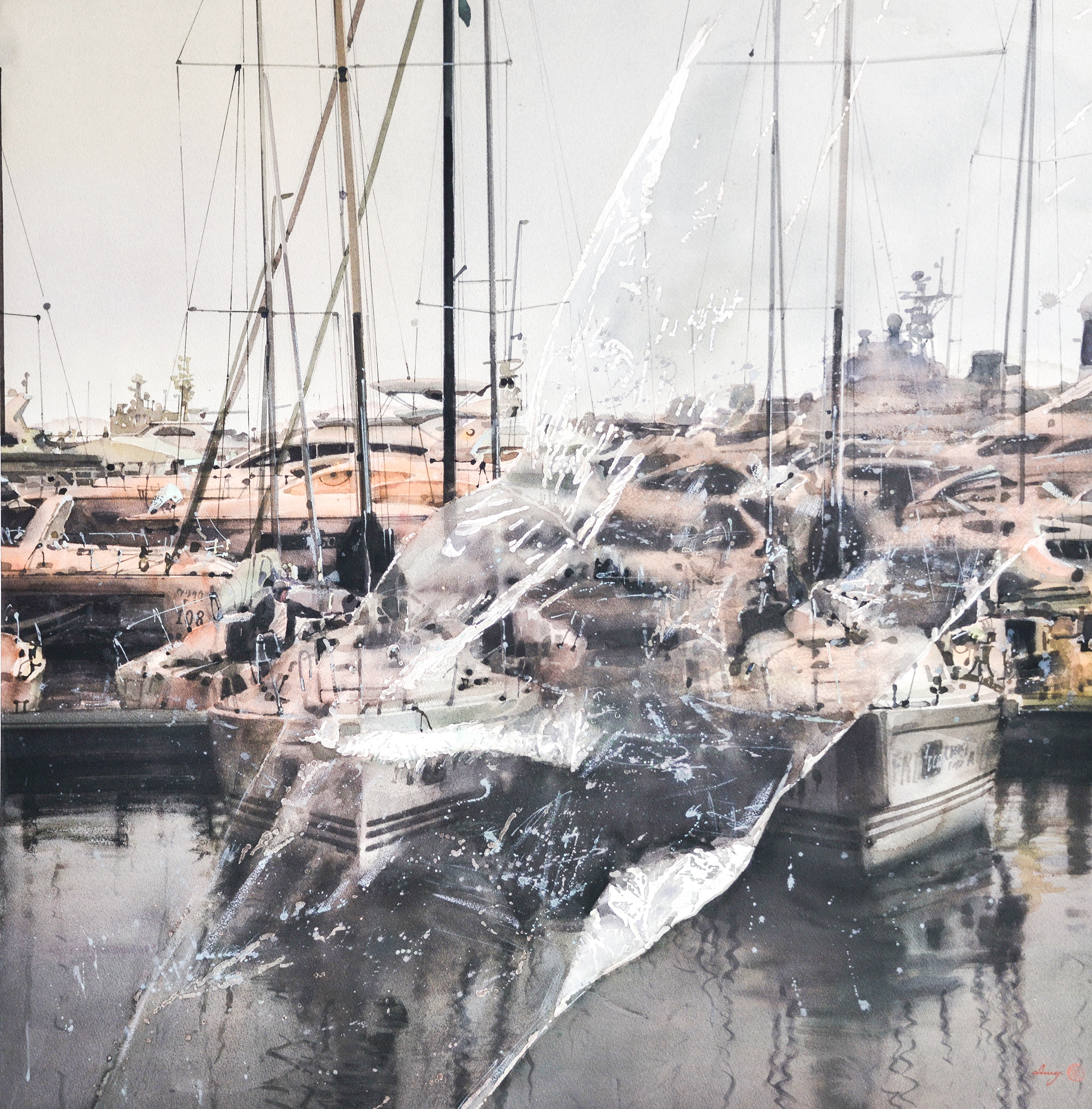 博士画家李宁 把师父的手艺和品格 再传递给学生