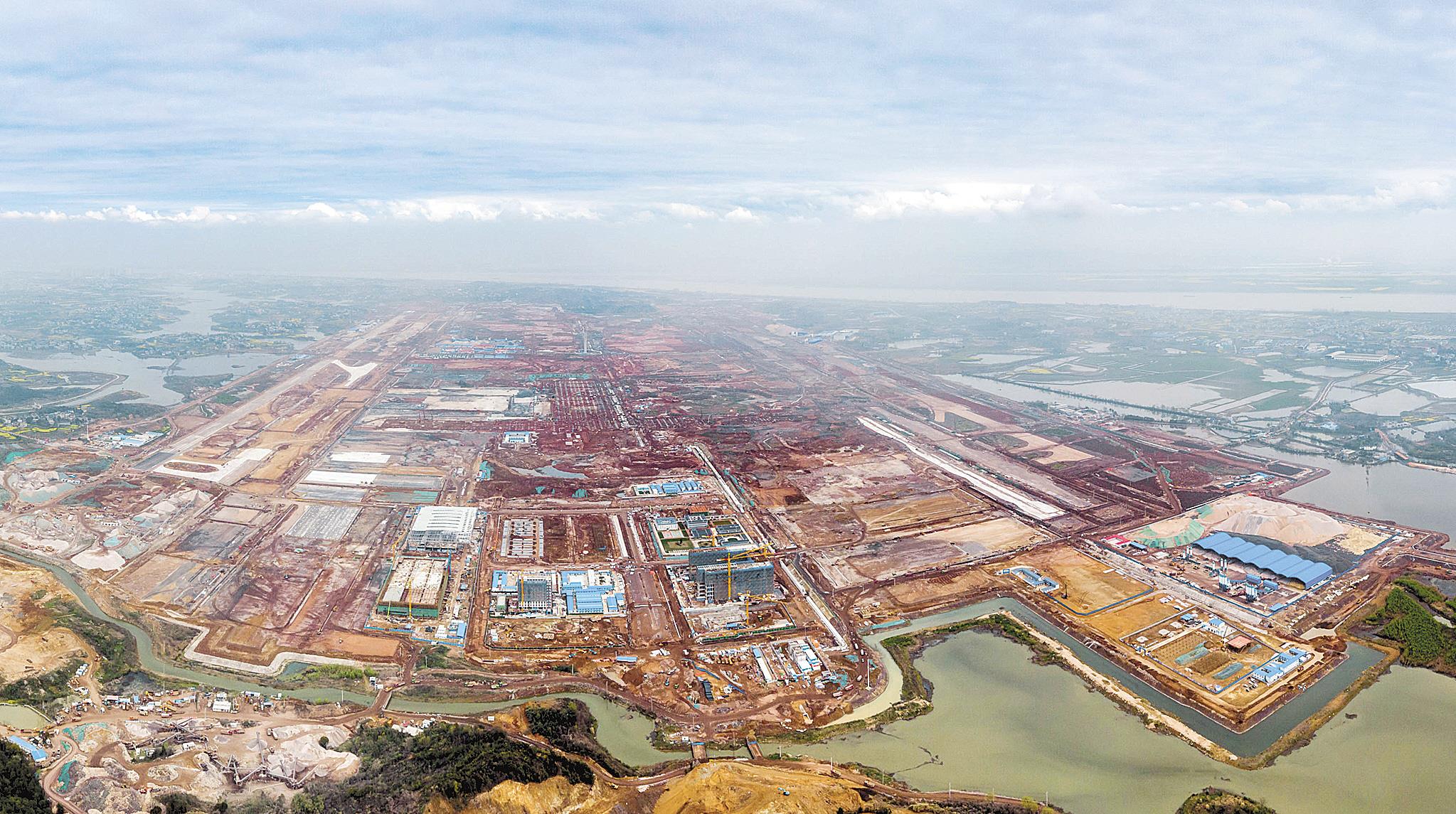 89平方公里——鄂州花湖机场破解核心区用地难题