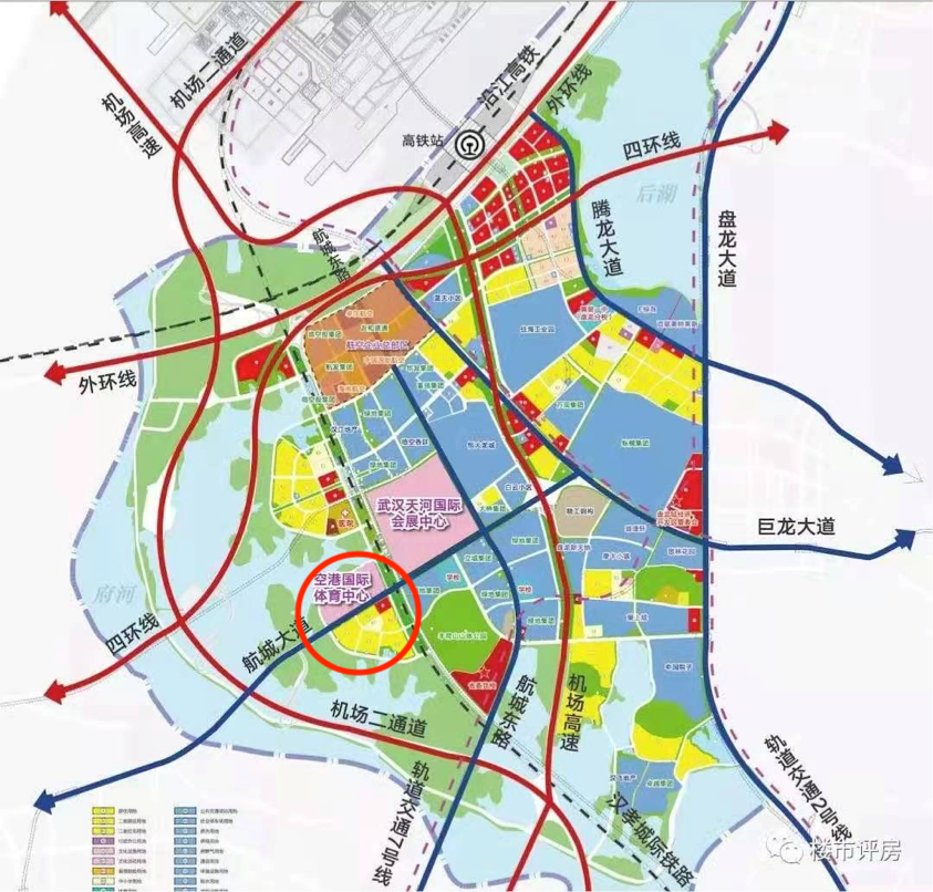 長江日報記者獲悉,這三幅地塊將建設空港國際體育中心項目,包括一座超