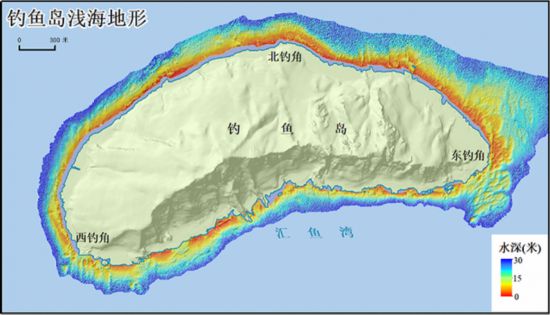 釣魚島及其附屬島嶼最新地形地貌公佈