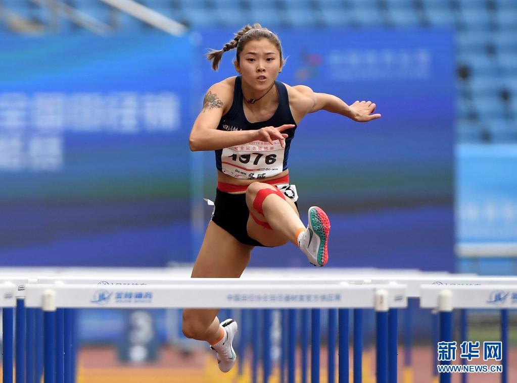 全国锦标赛:女子100米栏预赛赛况