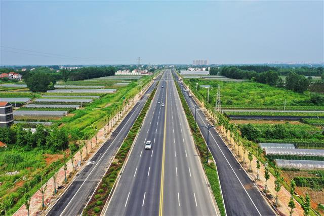 新洲阳大公路通车!武汉东新增一条城市主干道