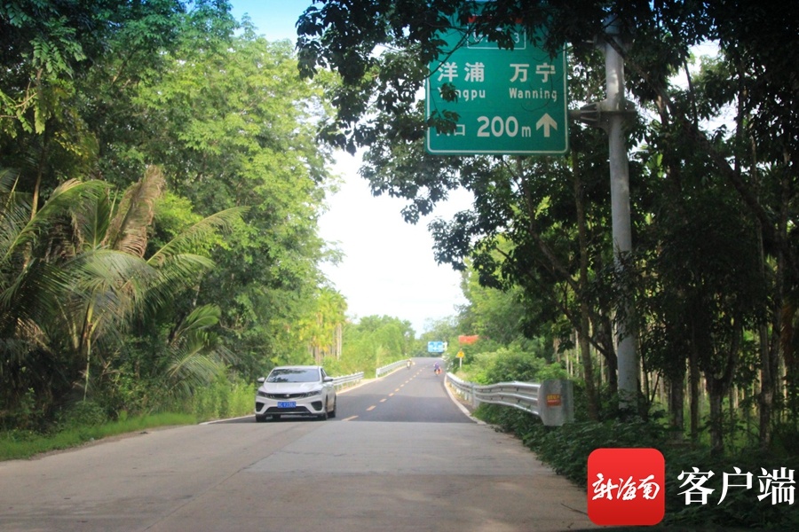 琼海一县道改造通车一年无交通标线?回应:工程严重延期正收尾