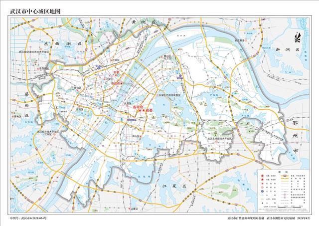 此次發佈的地圖包括,武漢市地圖,武漢市中心城區地圖,江岸區,江漢區