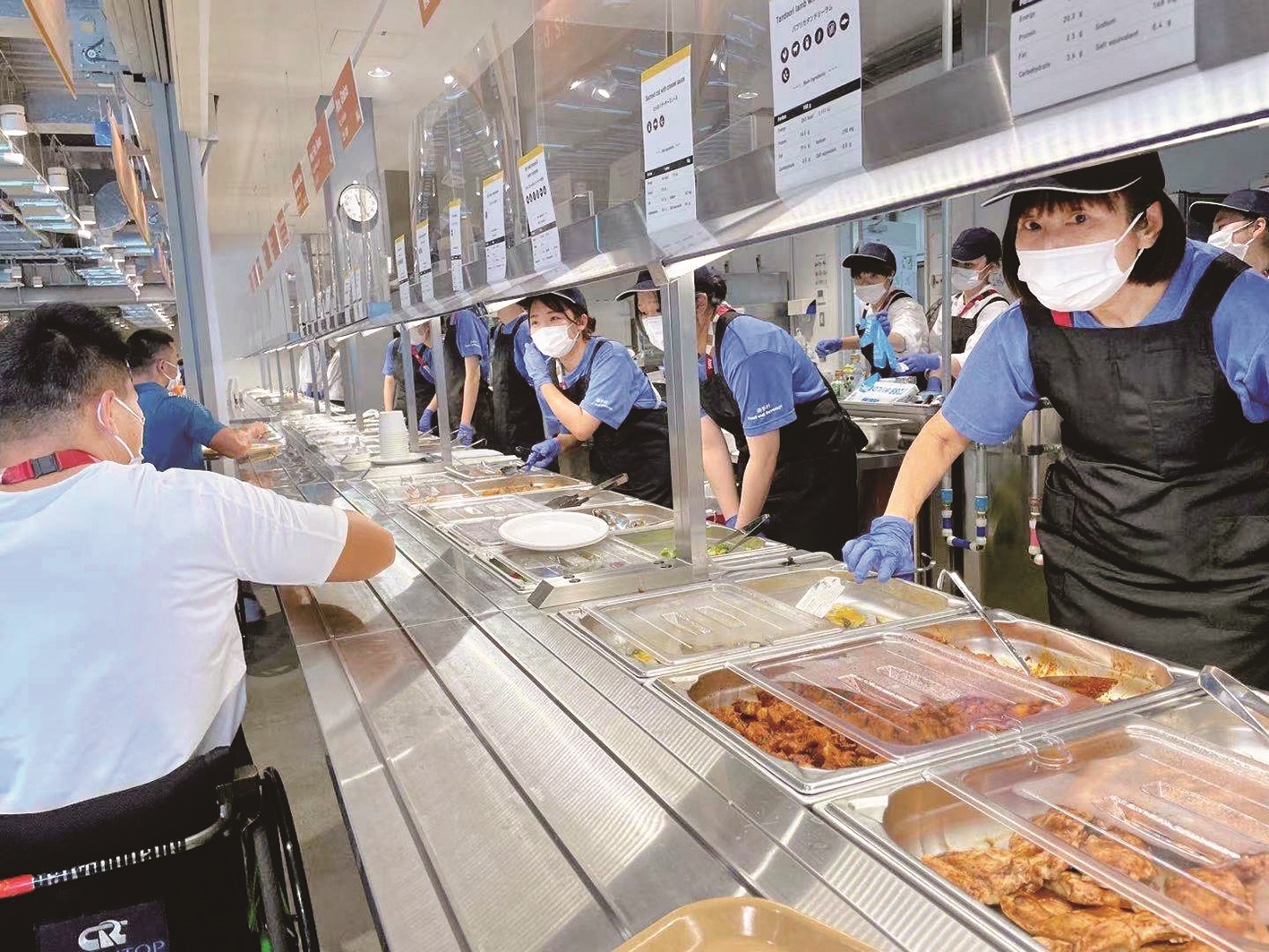 湖北运动员体验残奥村 餐厅24小时开放 无障碍设计随处可见