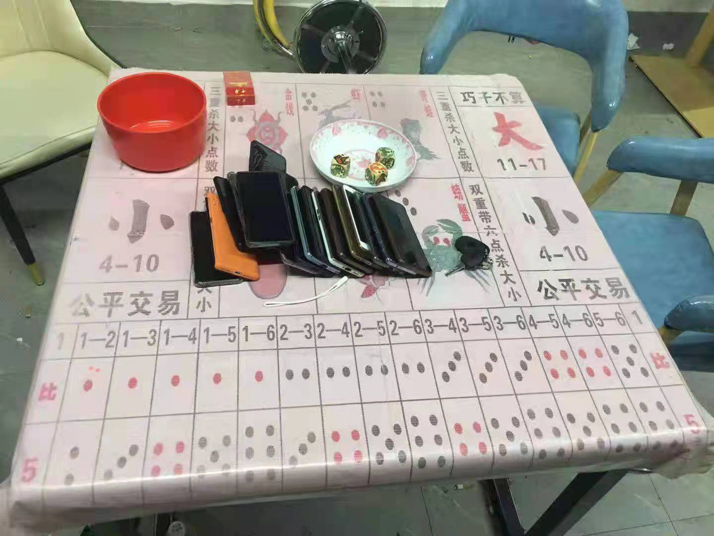 海南昌江警方捣毁"鱼蟹虾"赌博窝点 抓获23人