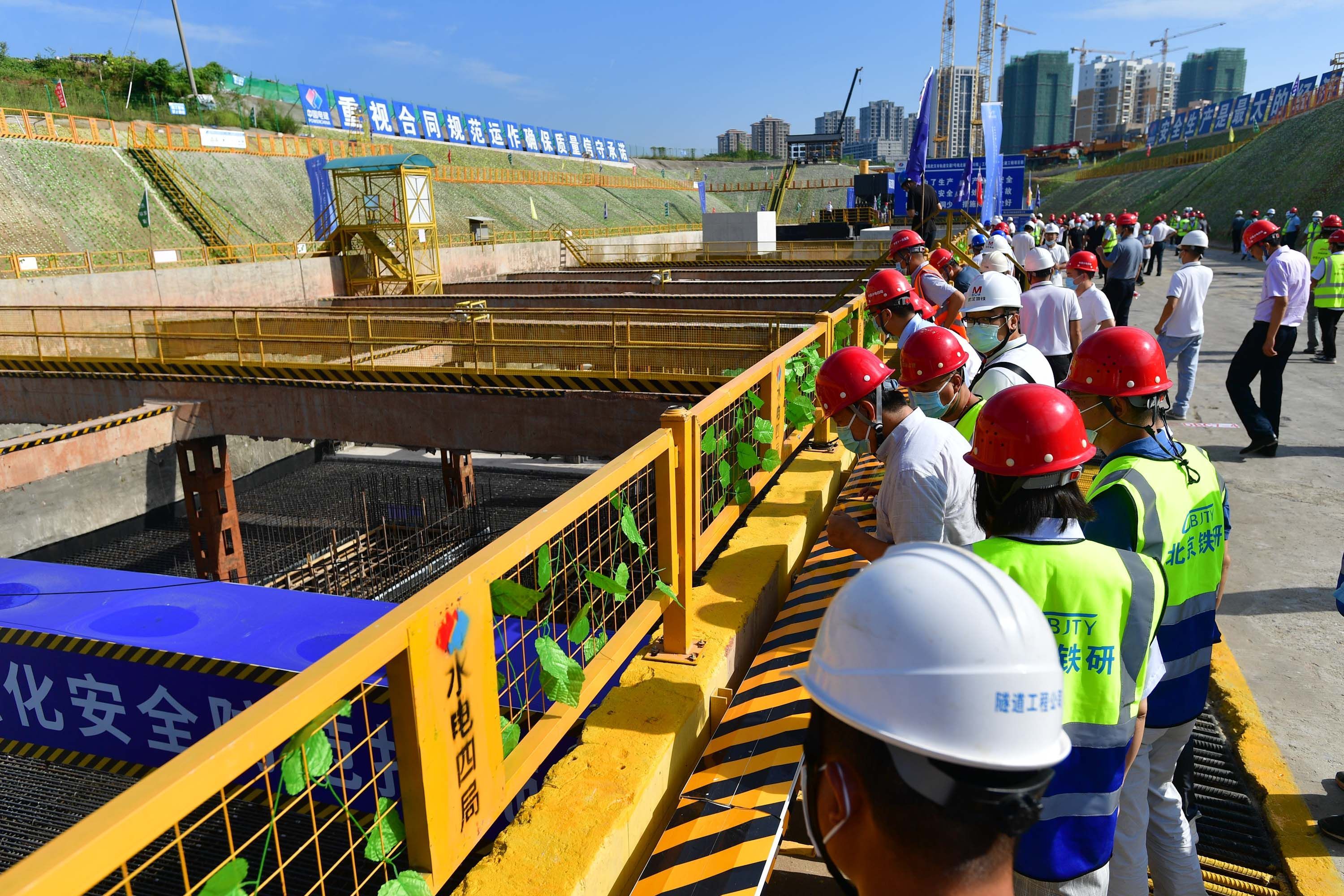 前川线这个工地像花园,武汉地铁打造"精细精品工程"