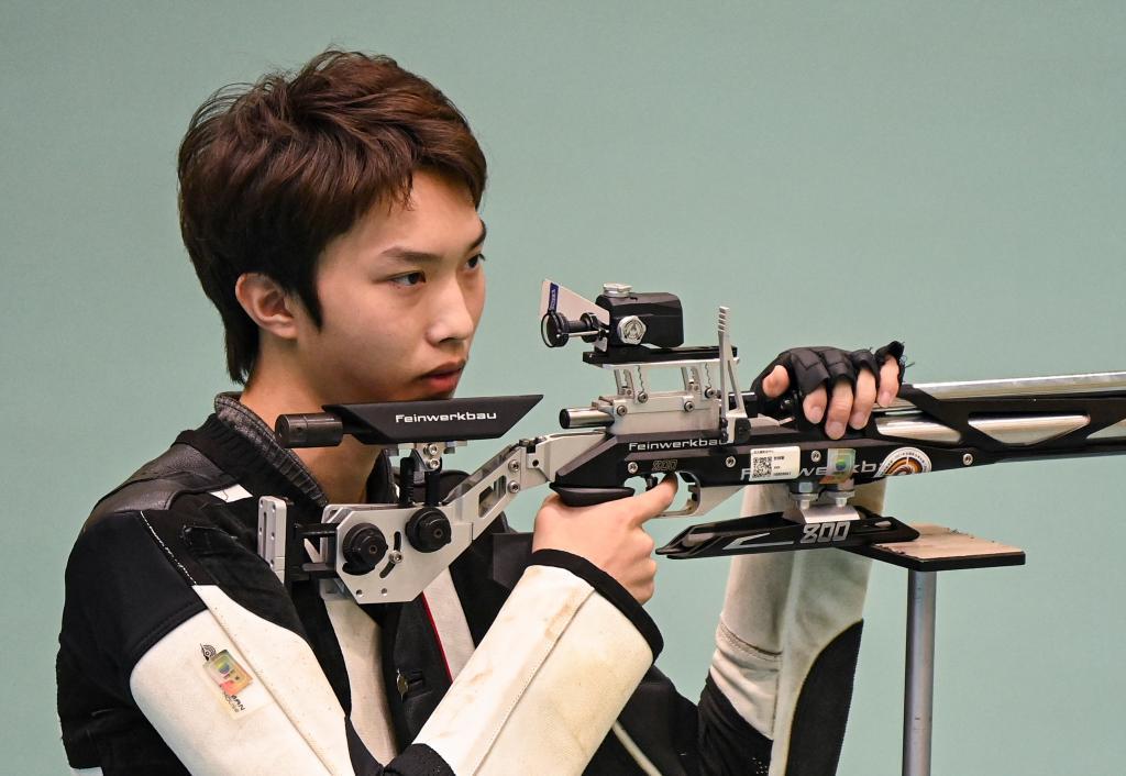 全运会-射击男子10米气步枪团体决赛:河北队夺冠