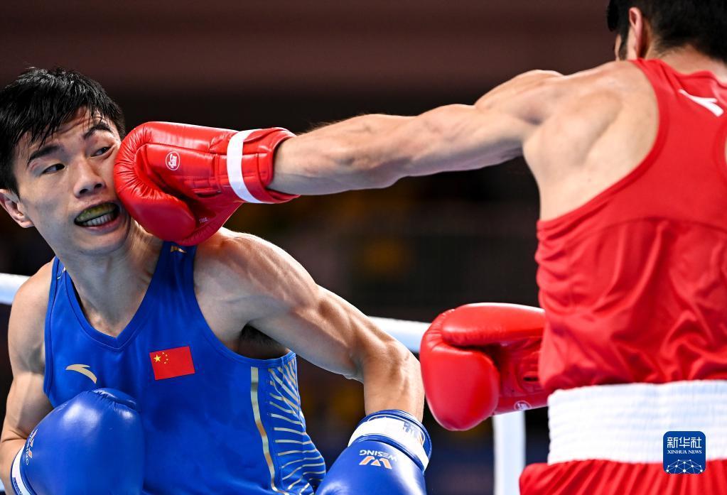 全运会-拳击男子52公斤级:胡建关夺冠