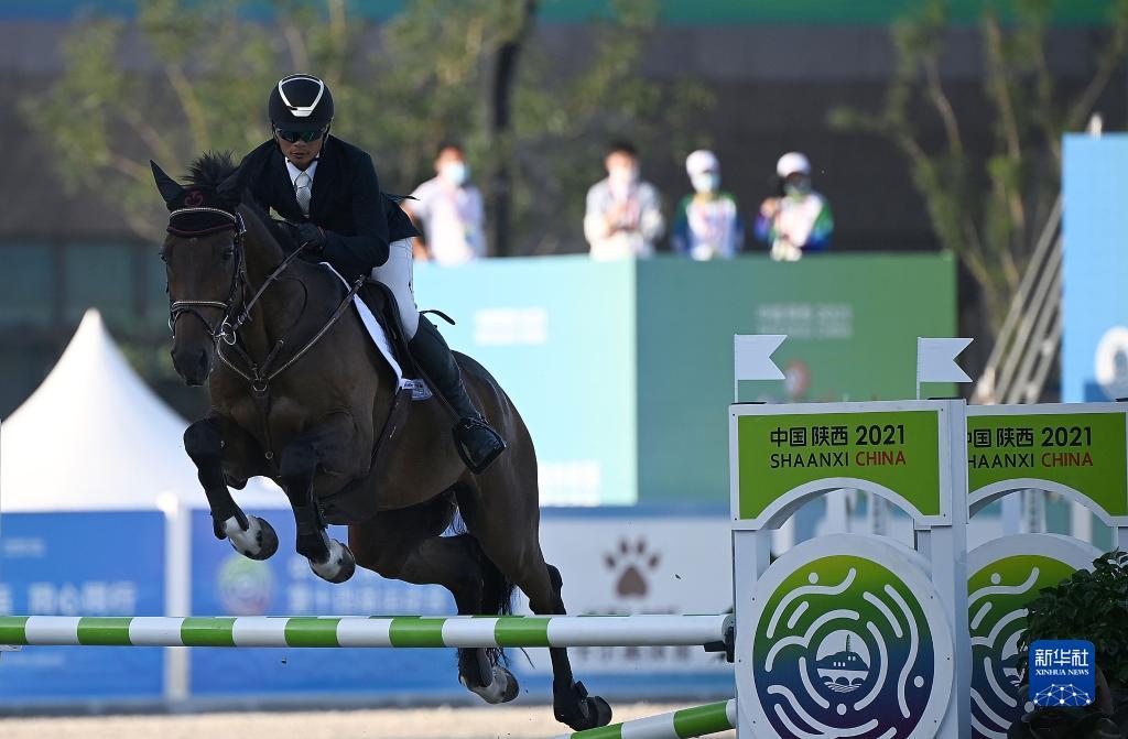 全运会-马术三项赛个人:江苏队包英凤夺冠