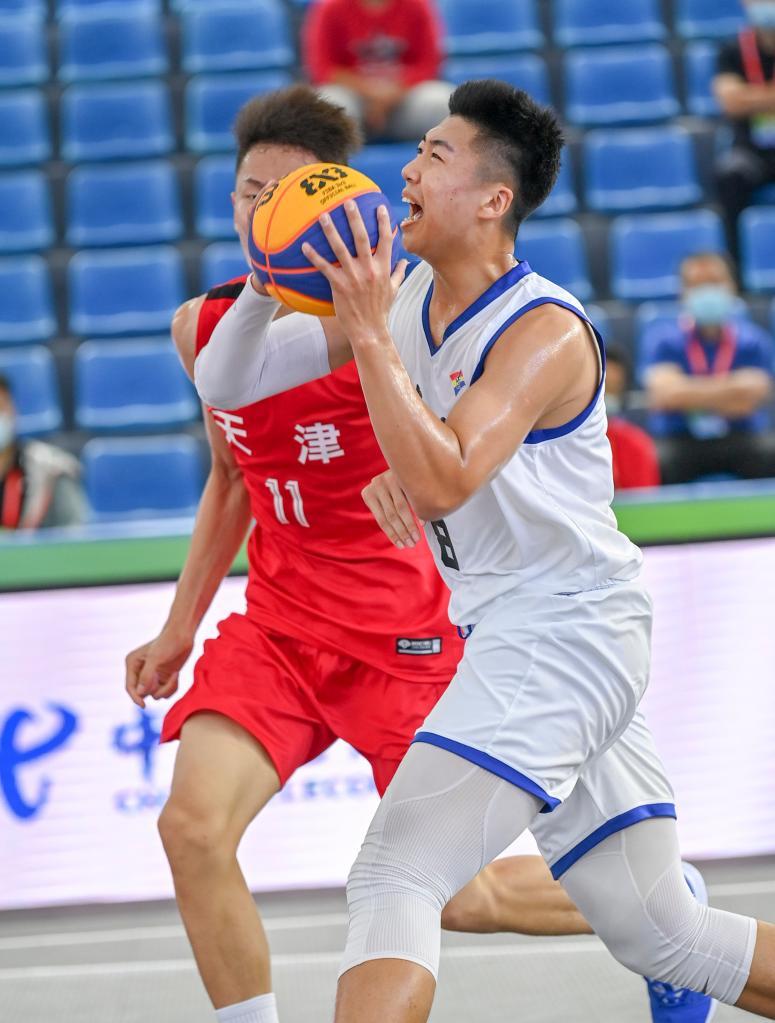全运会-三人篮球男子19岁以下组循环赛:辽宁队胜天津队