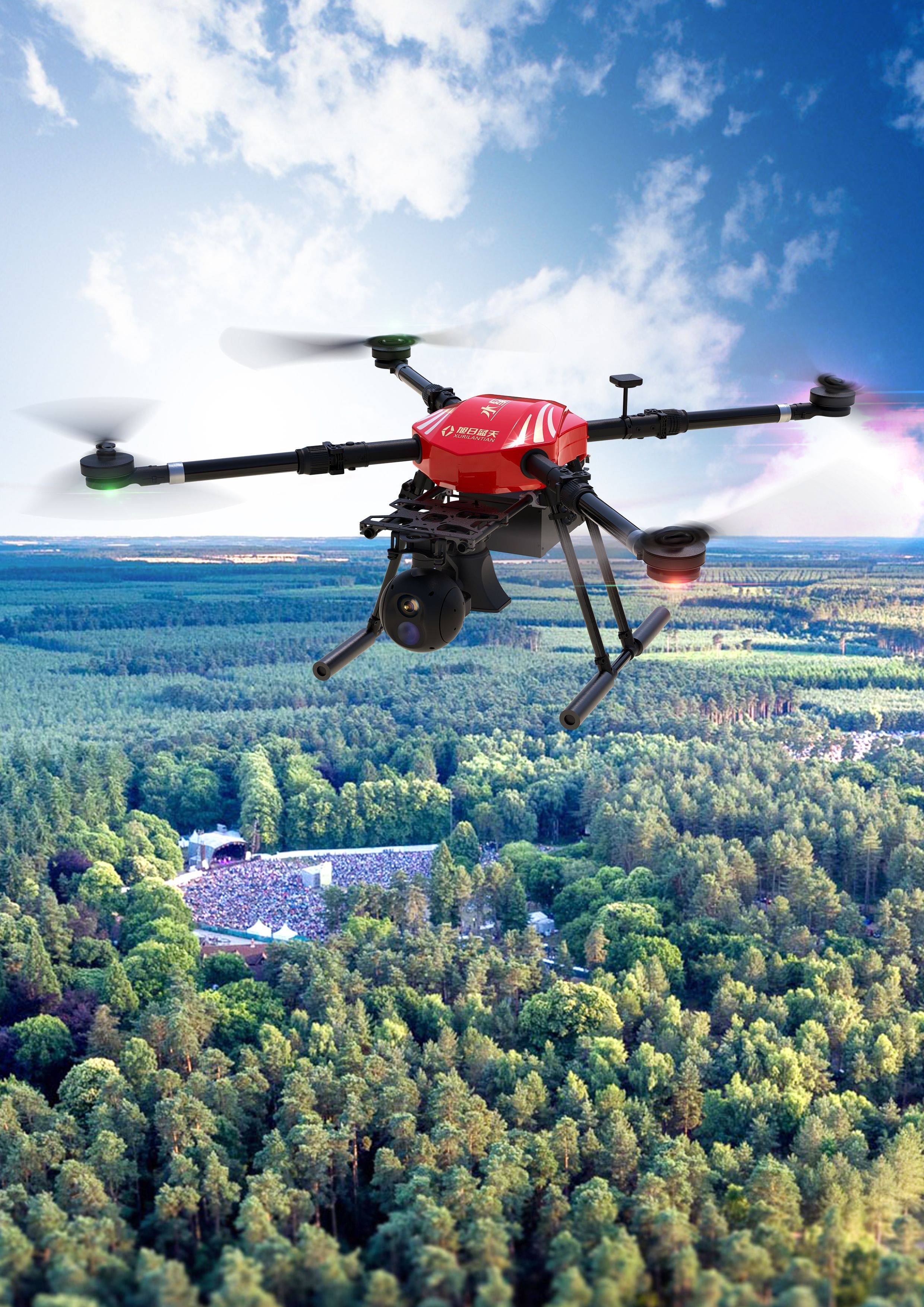 旭日蓝天王军: 在全国率先提出无人机4s店计划,研发5g 无人机智能系统