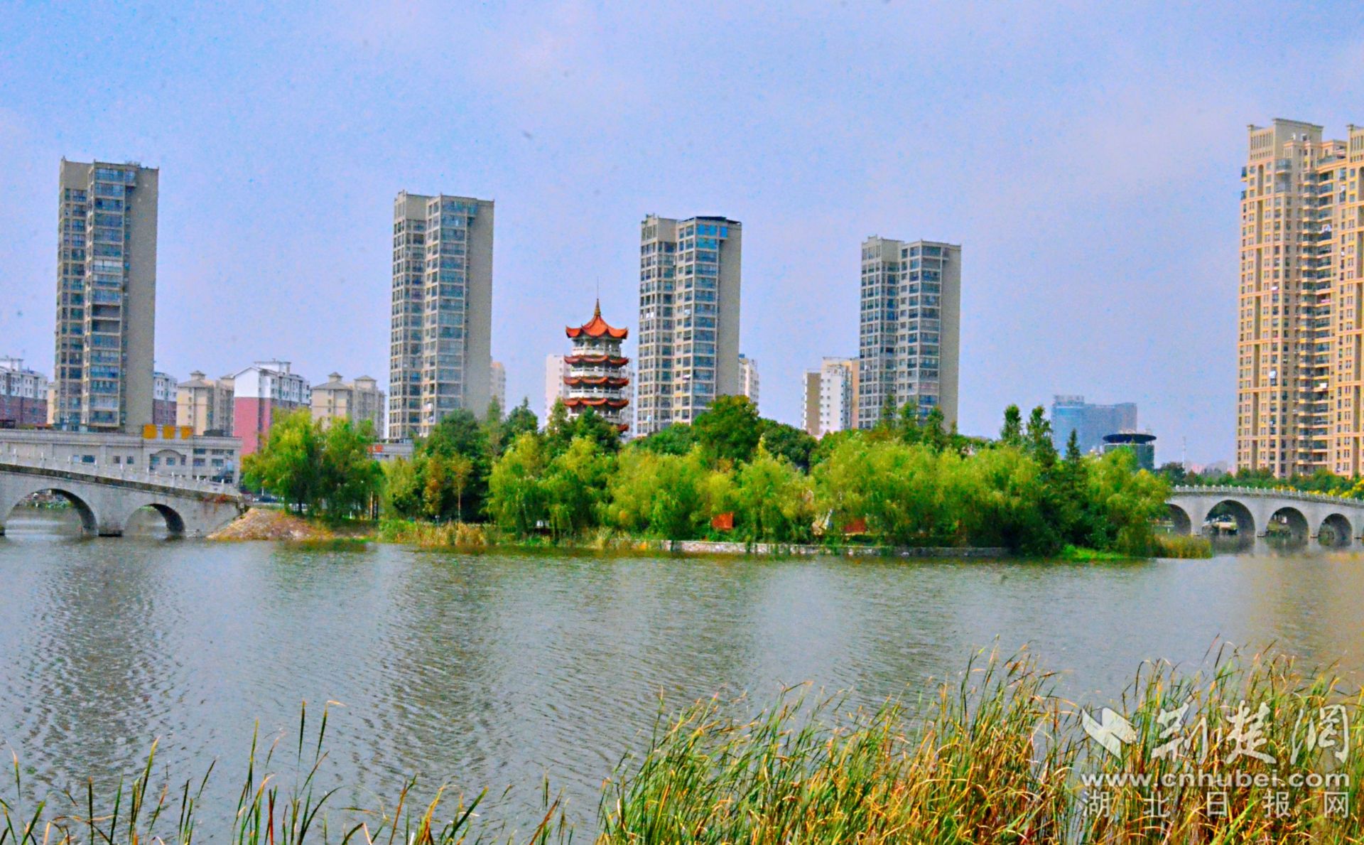 生态补水,让云梦"三湖"水清岸绿景更美