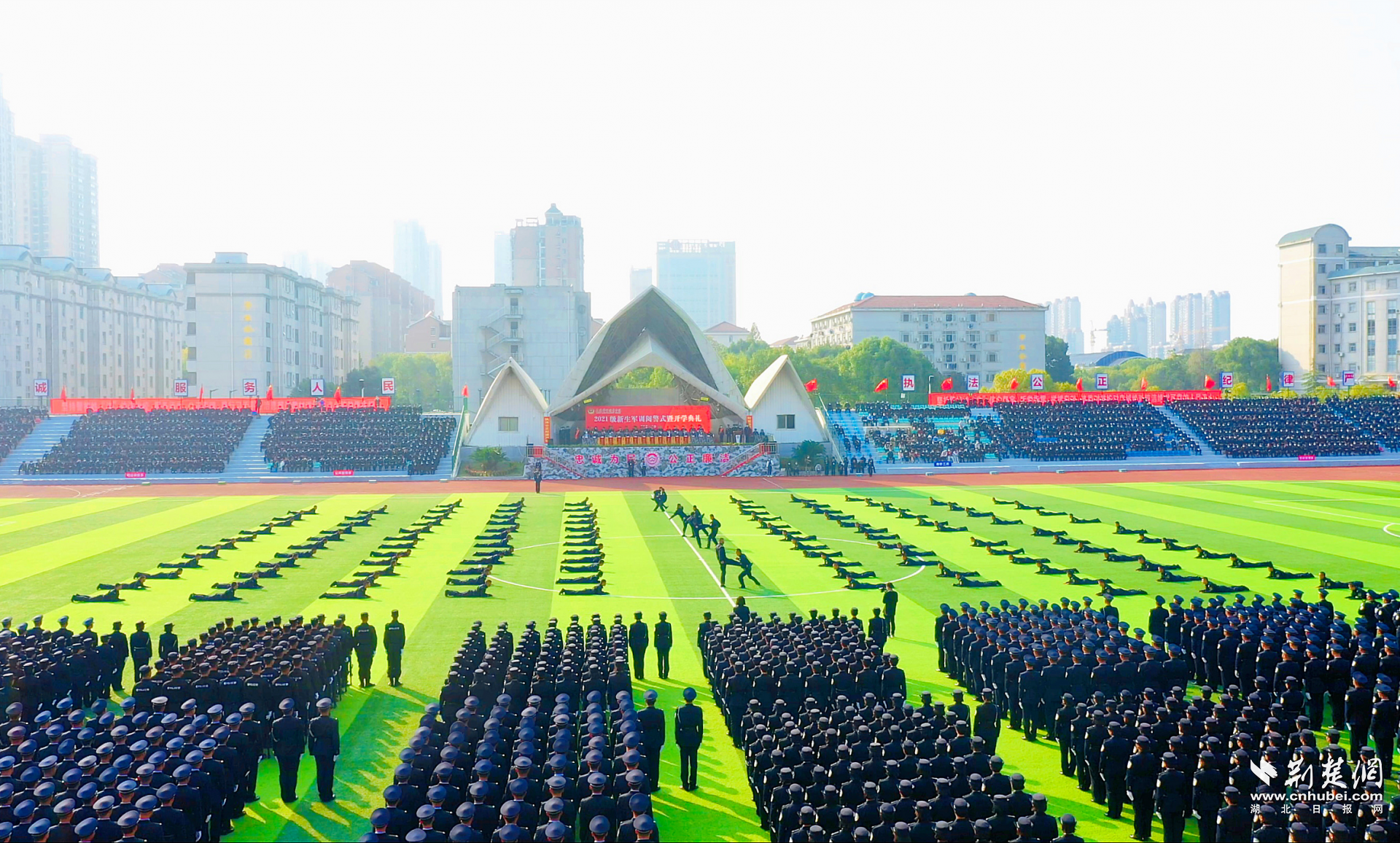 武汉警官职业学院风景图片