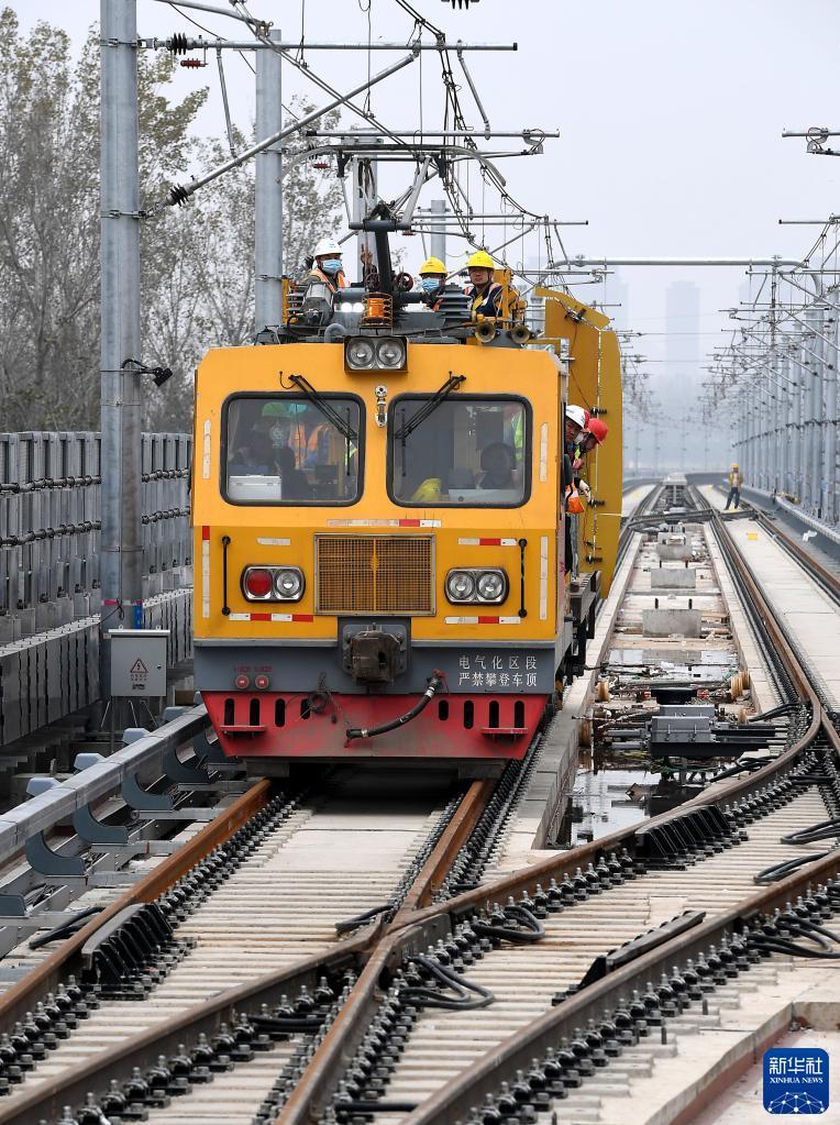 郑许市域铁路郑州段开始冷滑试验
