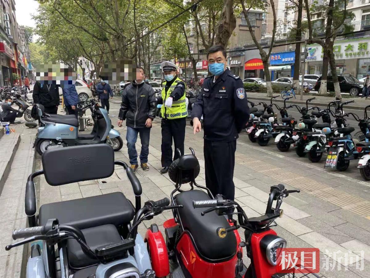 查源頭,糾違法,強宣傳!青山交警一天查處700餘起電動車交通違法