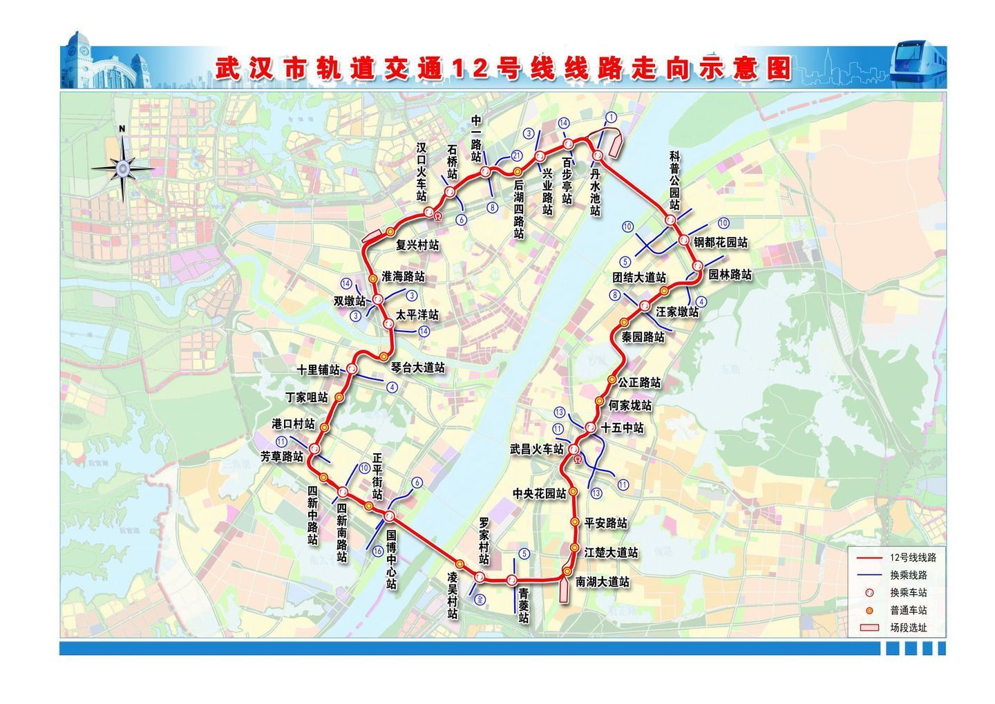 武汉地铁12号线汉阳段图片