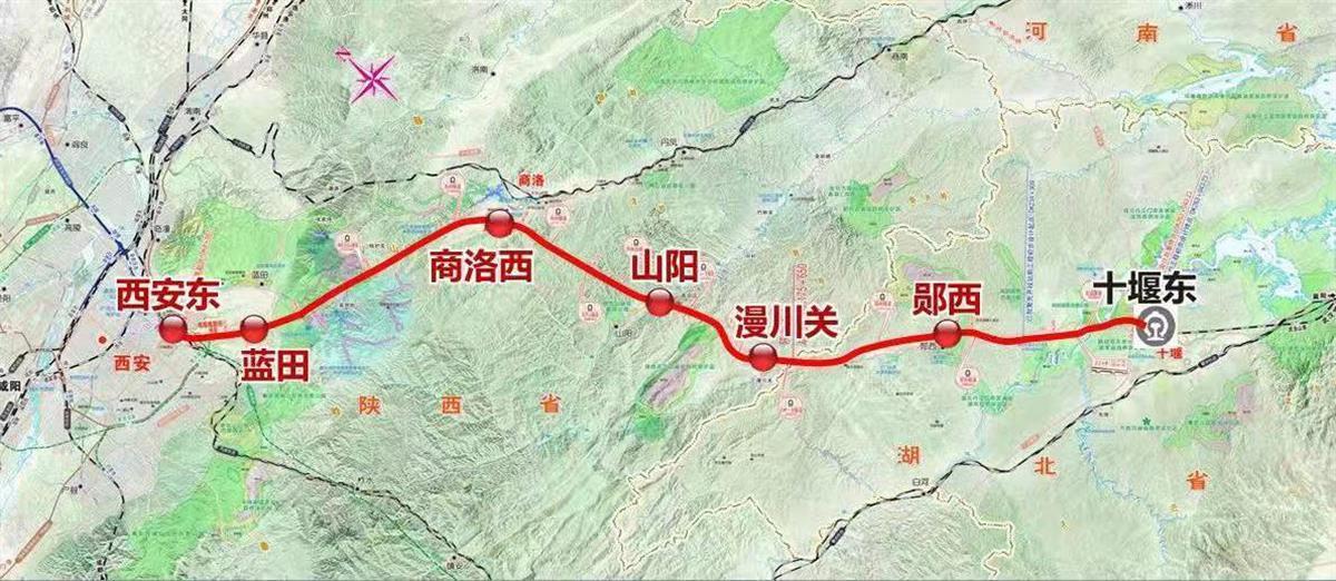 西十高铁湖北段开工   四年半后,武汉至西安将2小时到达