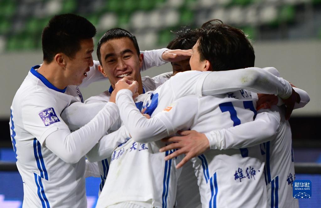 中超沧州雄狮胜天津津门虎