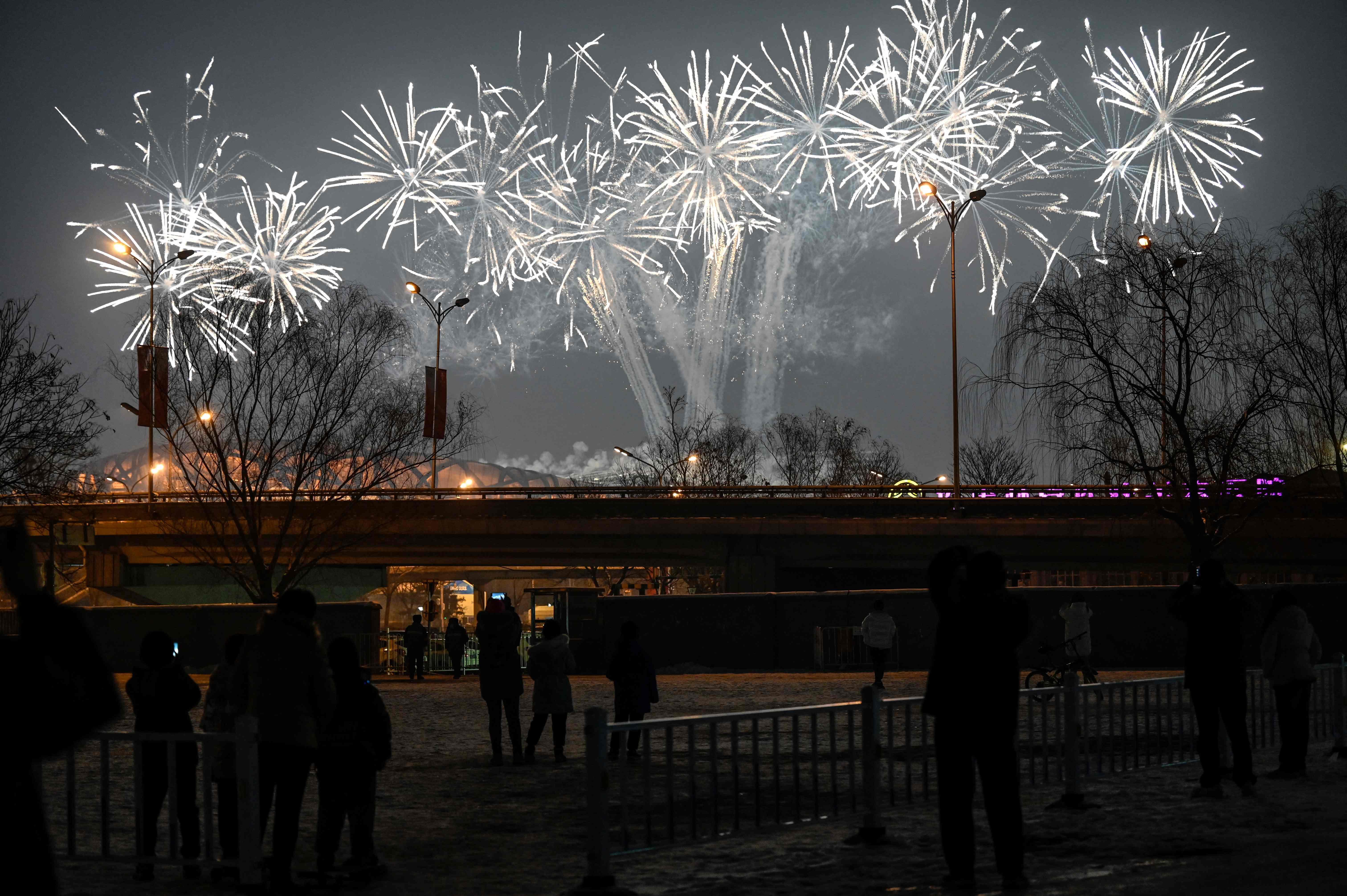 北京冬奥会开幕烟花图片