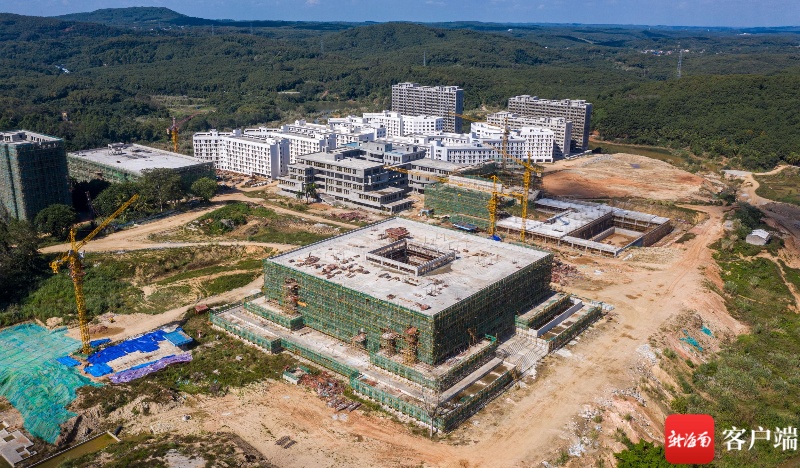 瞰海南海南电影学院项目稳步推进